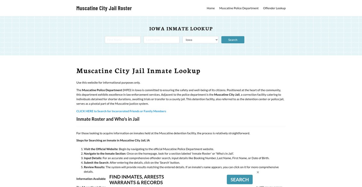 Preview of muscatinecityjail.org