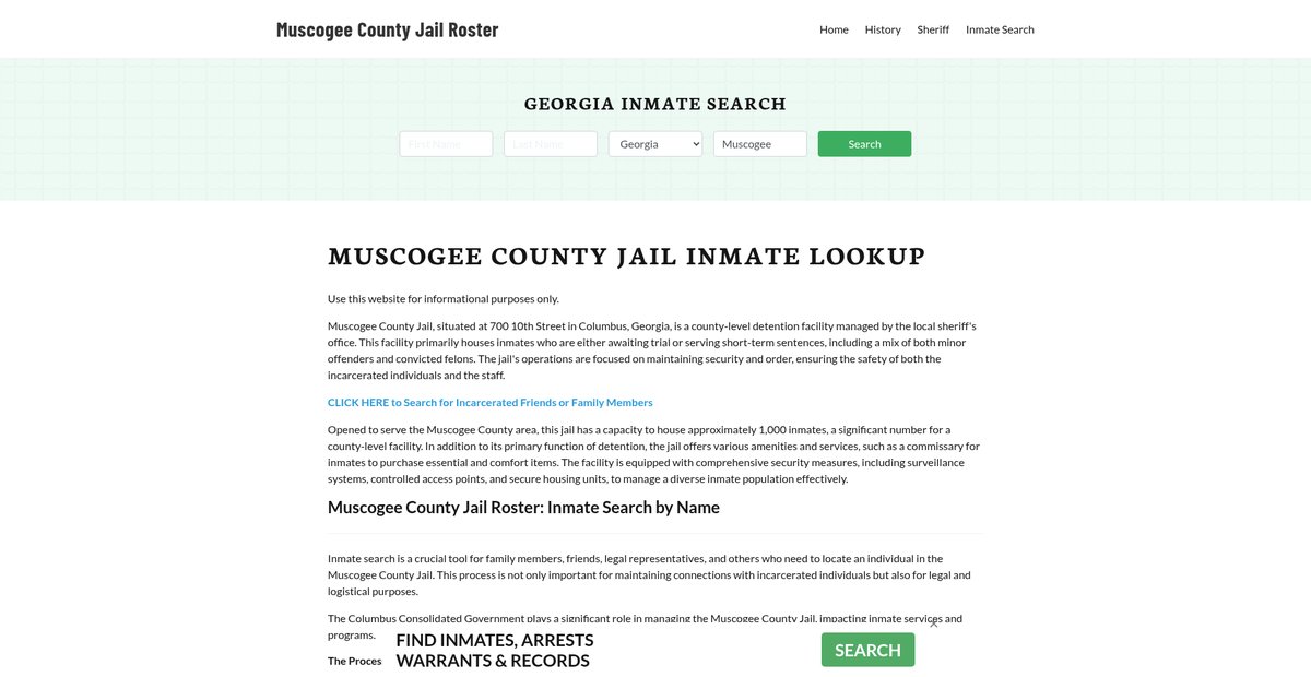 Preview of muscogeecountyjail.org