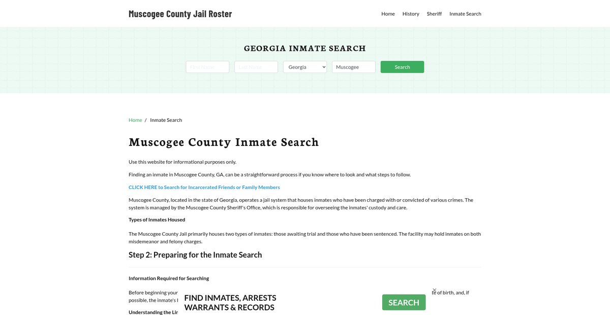 Preview of muscogeecountyjail.org