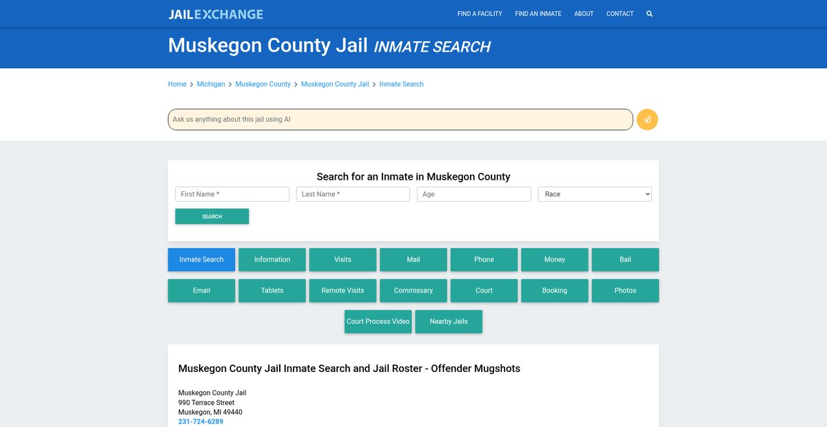 Preview of jailexchange.com