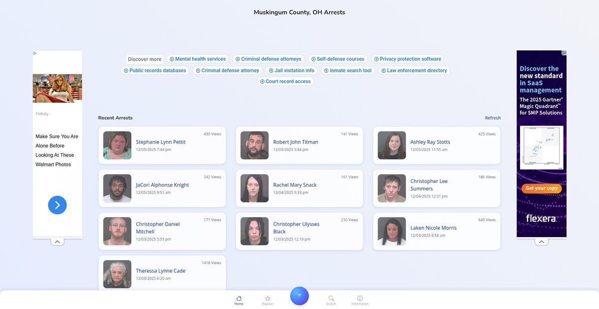 Preview of muskingumcountyoh.publicjailrecords.com