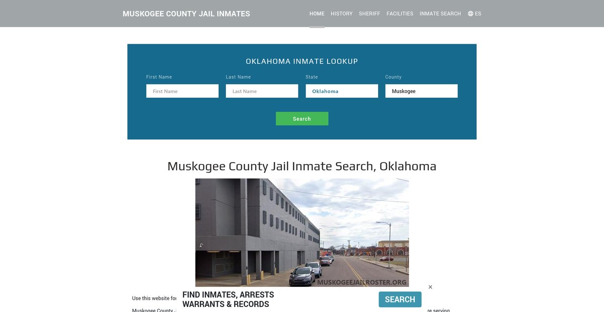 Preview of muskogeejailroster.org