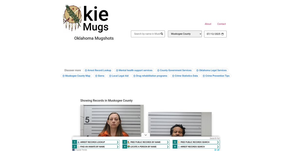 Preview of okie-mugs.com