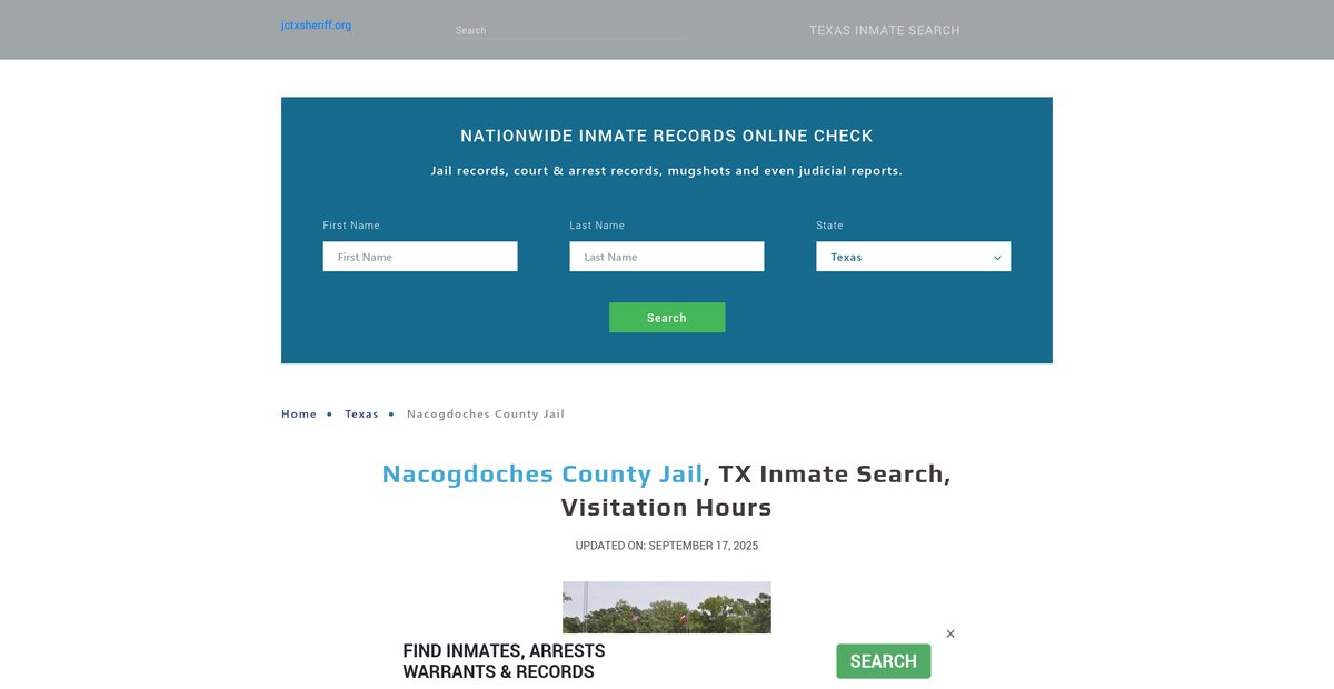 Preview of jctxsheriff.org