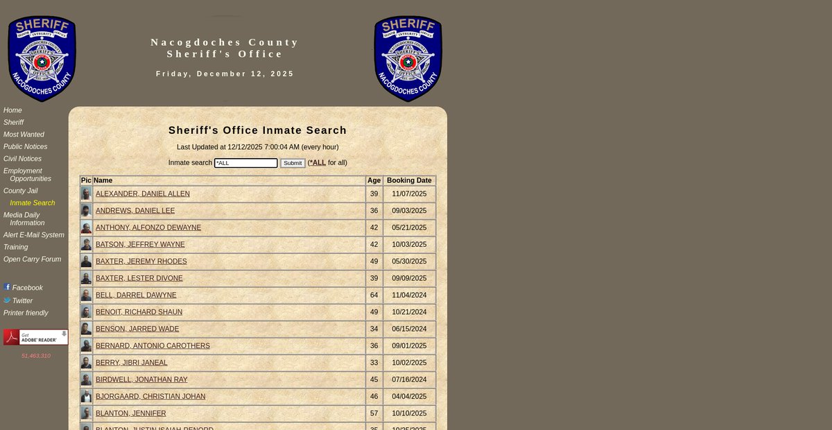 Preview of nac-sheriff.com