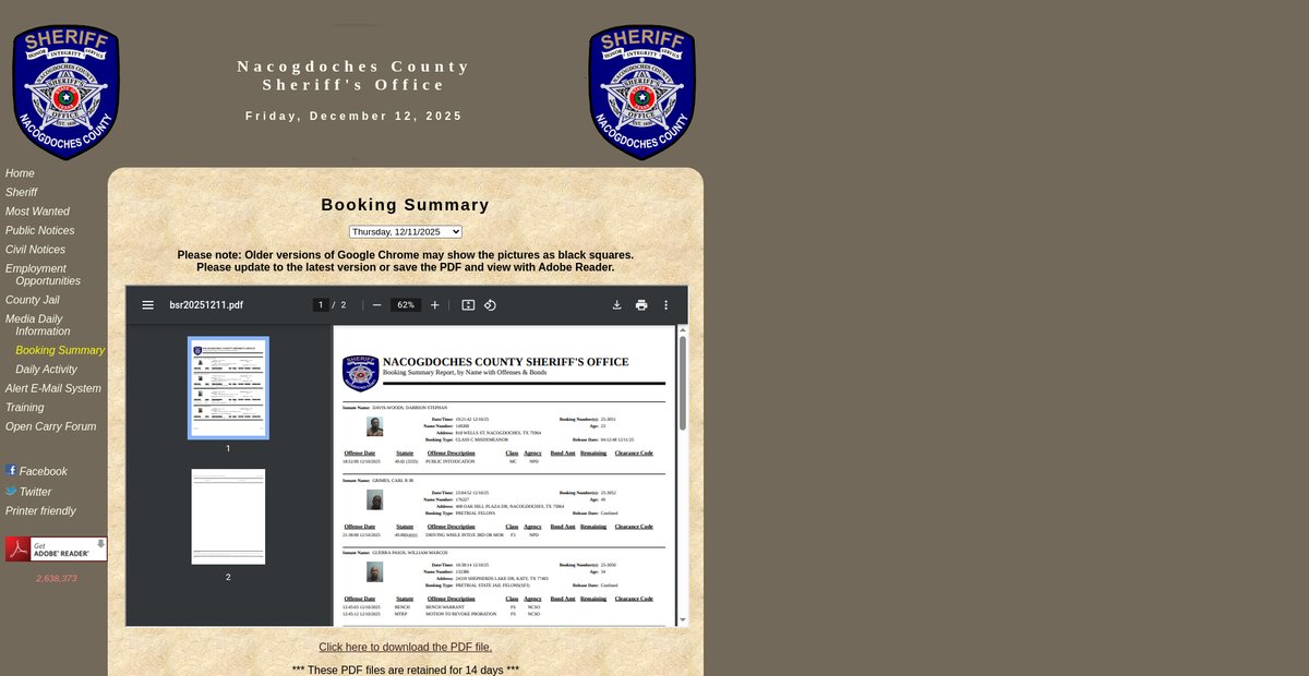 Preview of nac-sheriff.com