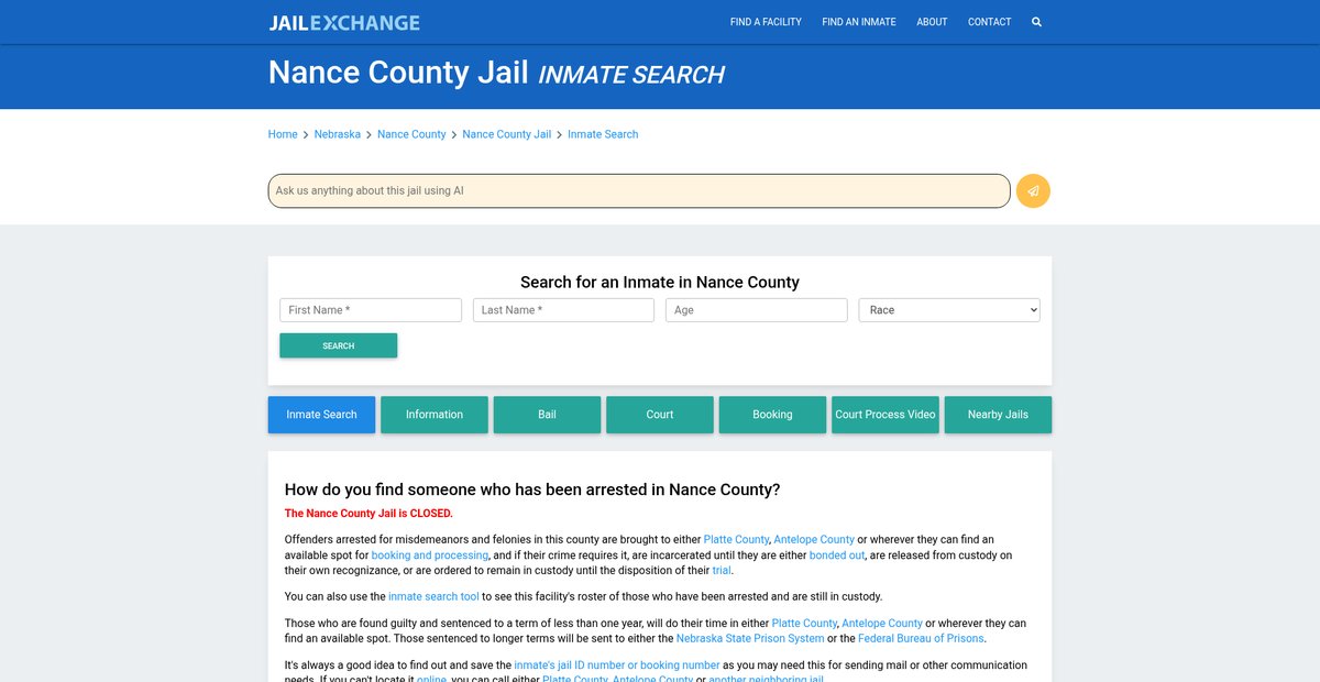 Preview of jailexchange.com