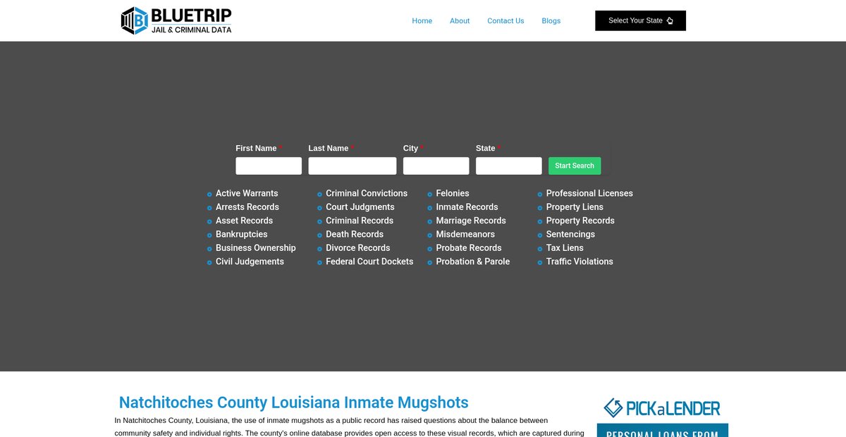 Preview of bluetrip.org