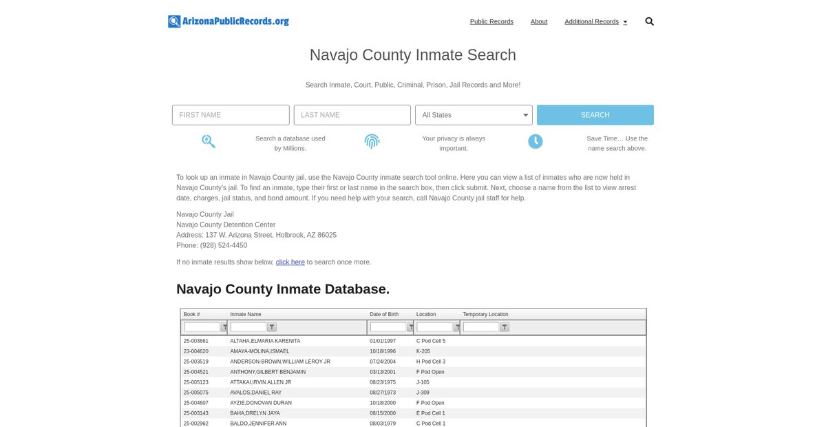 Preview of arizonapublicrecords.org
