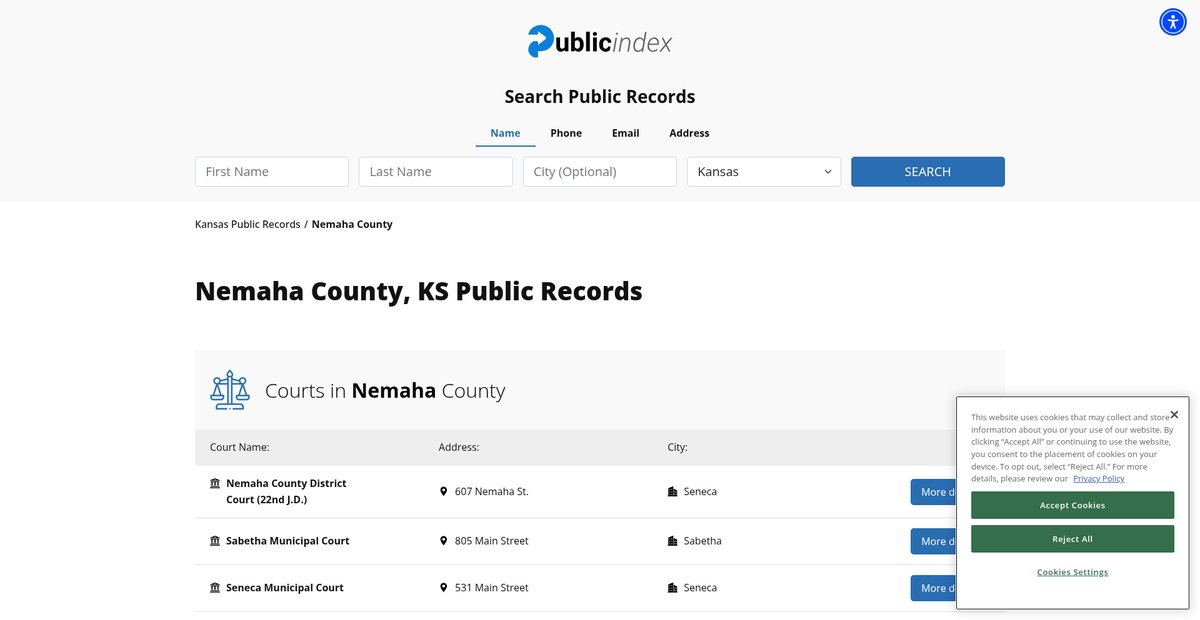 Preview of kansas.thepublicindex.org