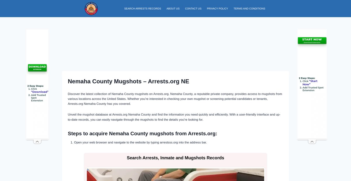 Preview of nemaha-mugshots.arrests-org.com