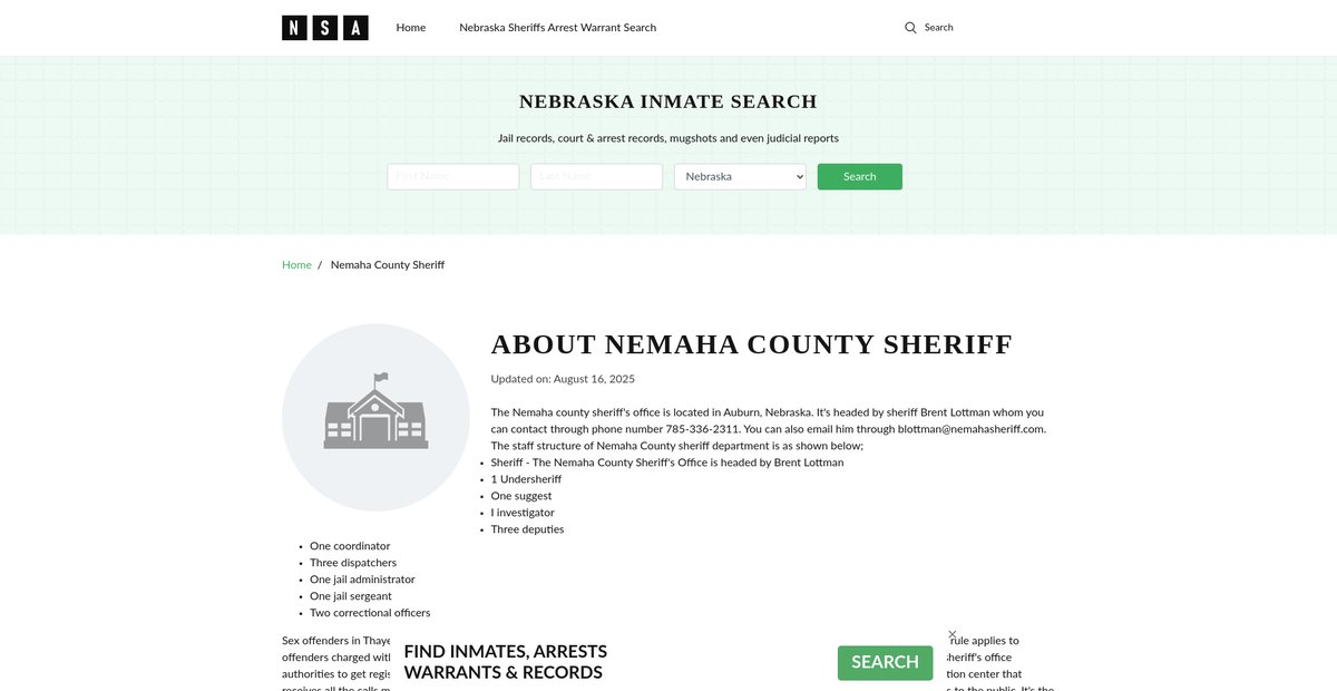 Preview of nesheriffsassoc.org