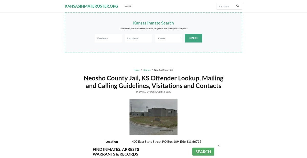 Preview of kansasinmateroster.org