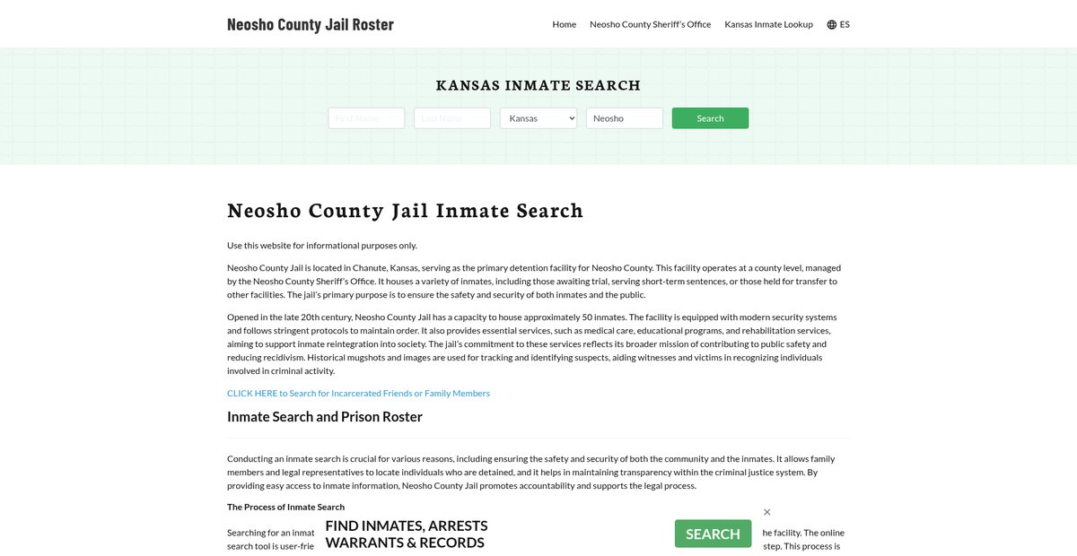 Preview of neoshocountyjail.org