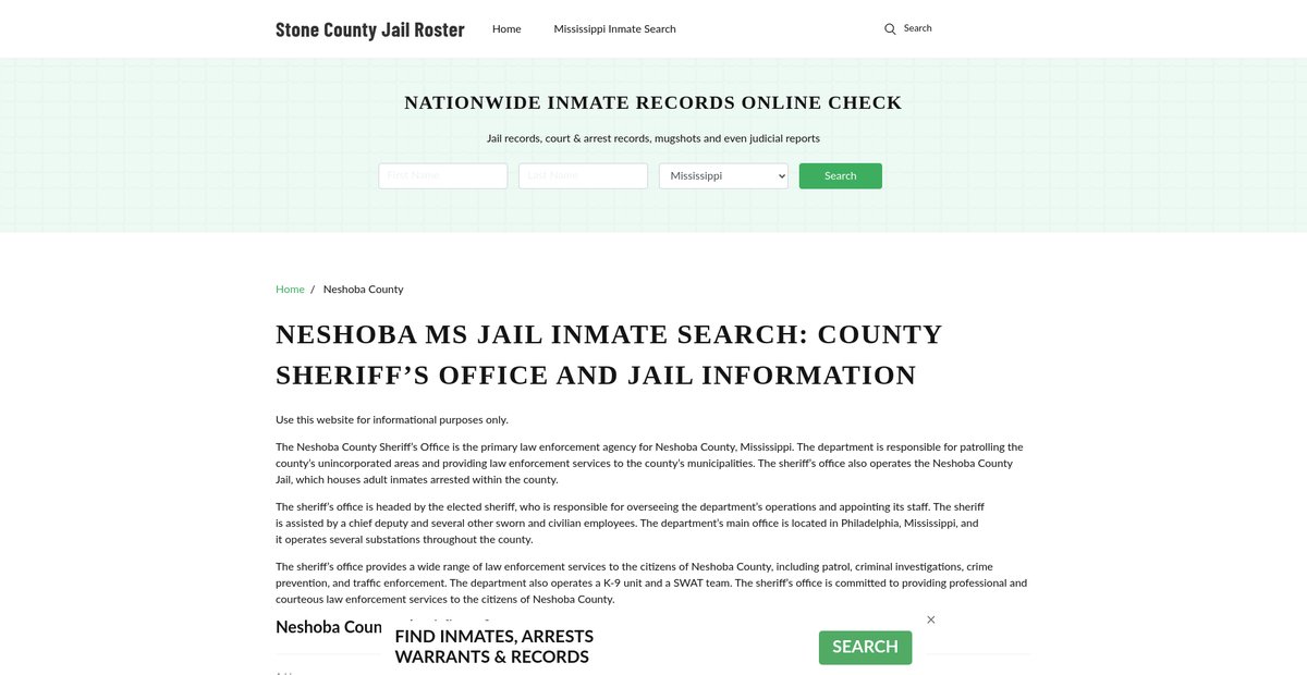 Preview of stonecountygov.com