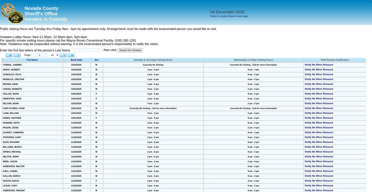 Preview of reports.nevcounty.net