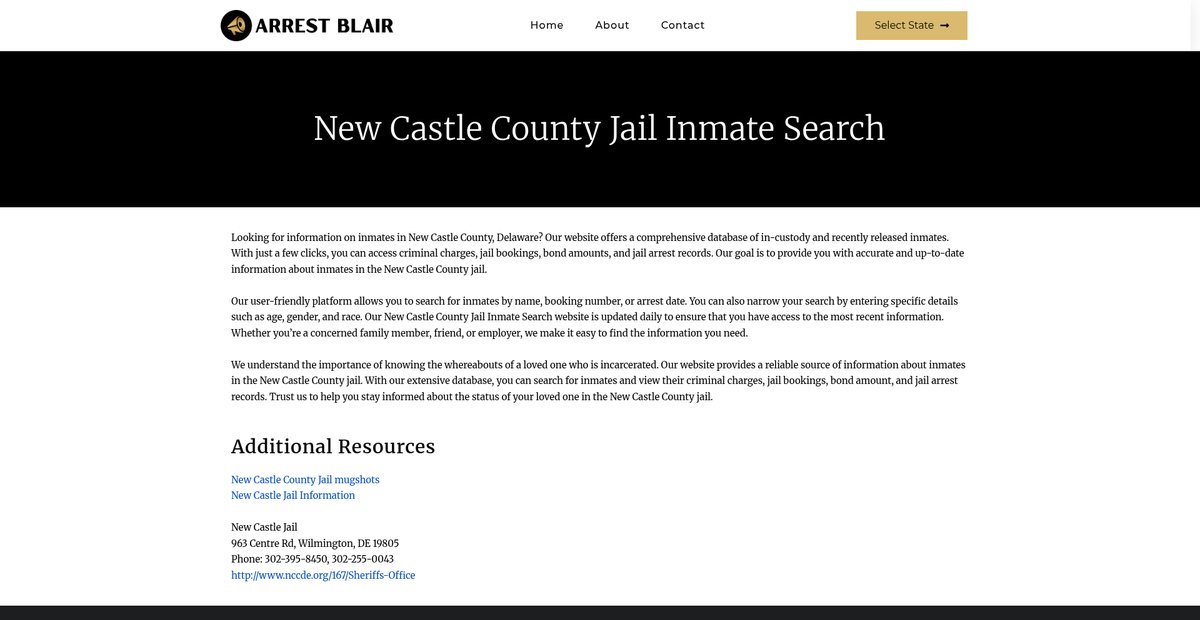 Preview of arrestblair.org