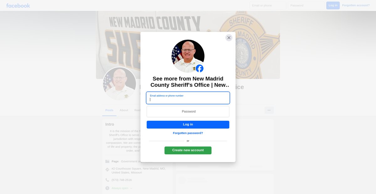 Preview of facebook.com