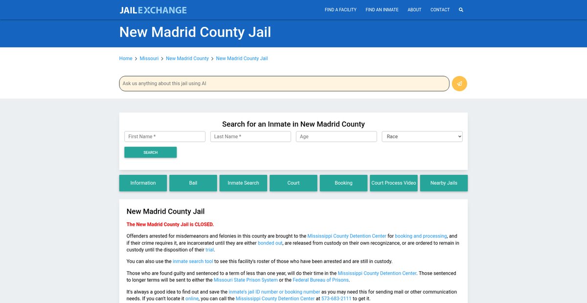 Preview of jailexchange.com