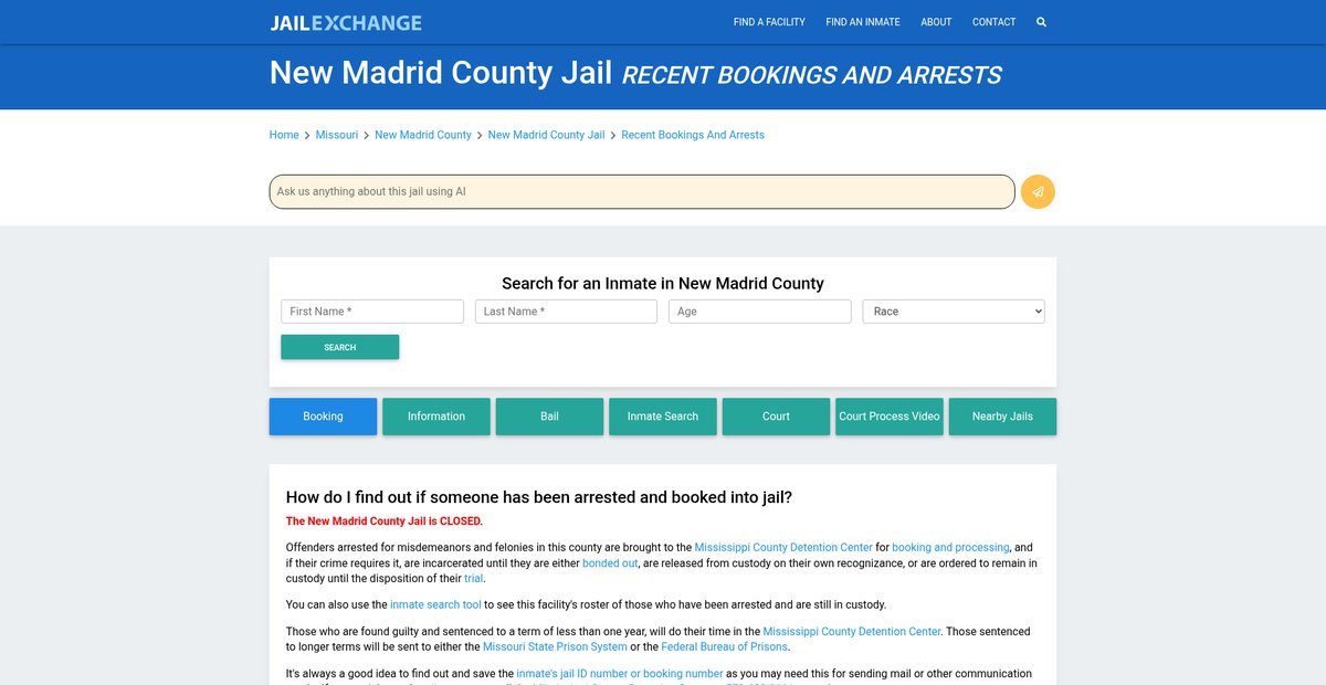 Preview of jailexchange.com