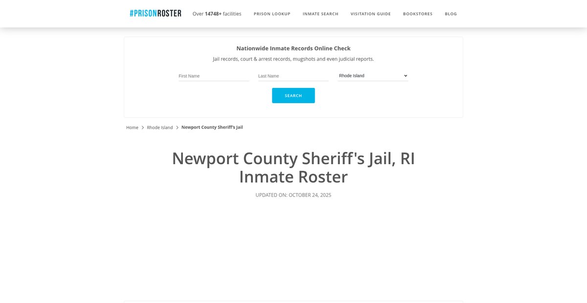 Preview of prisonroster.com