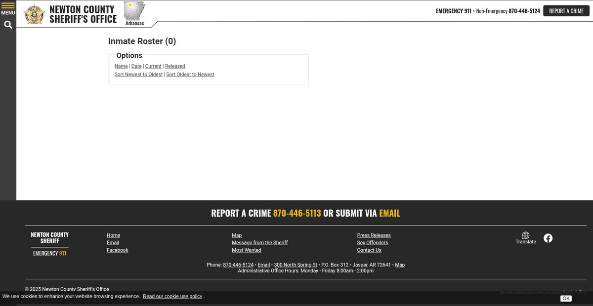 Preview of newtoncountysheriff.org