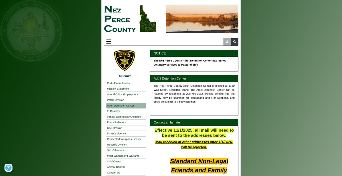 Preview of co.nezperce.id.us