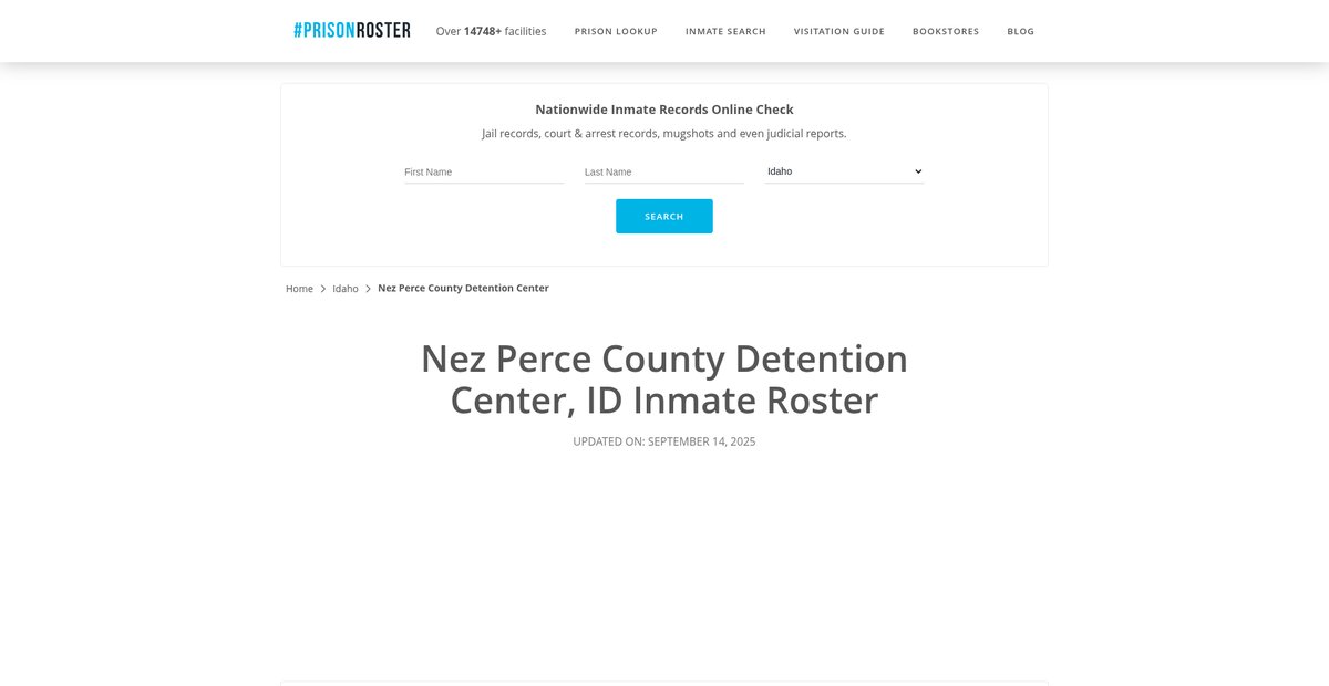 Preview of prisonroster.com