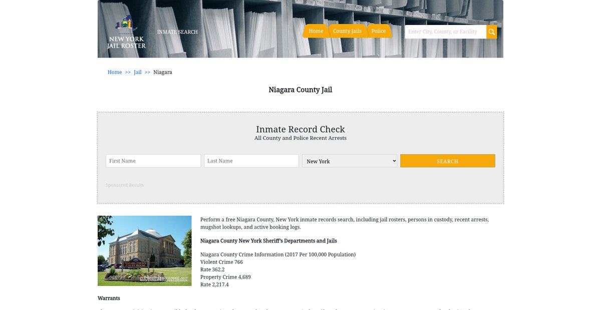 Preview of newyorkjailroster.com