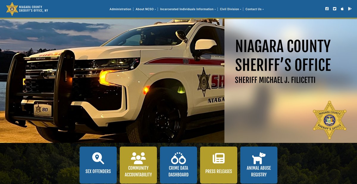 Preview of niagarasheriff.com