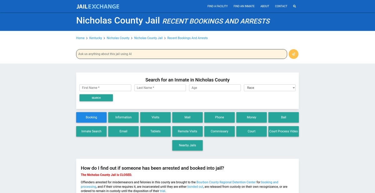 Preview of jailexchange.com