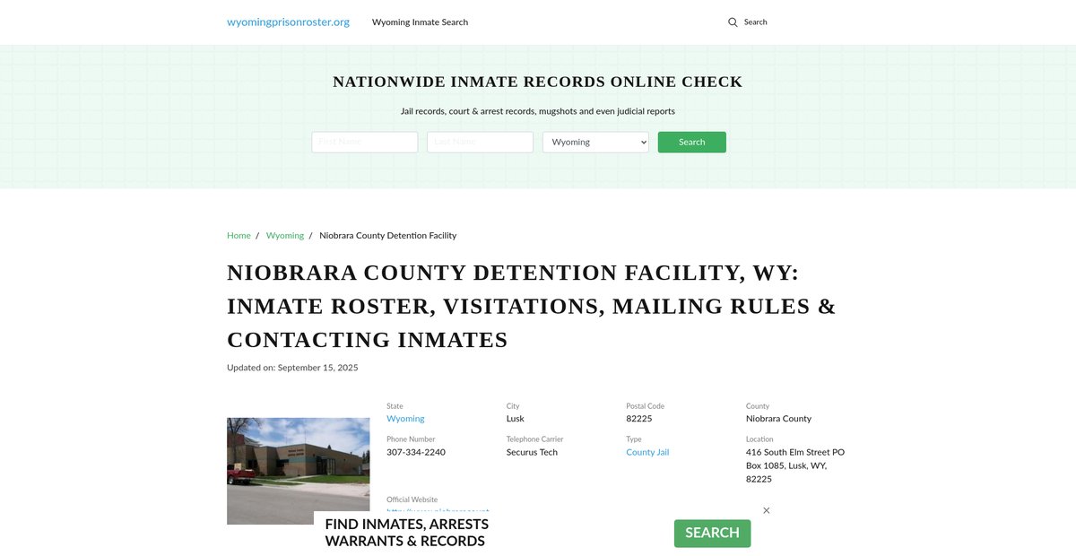 Preview of wyomingprisonroster.org