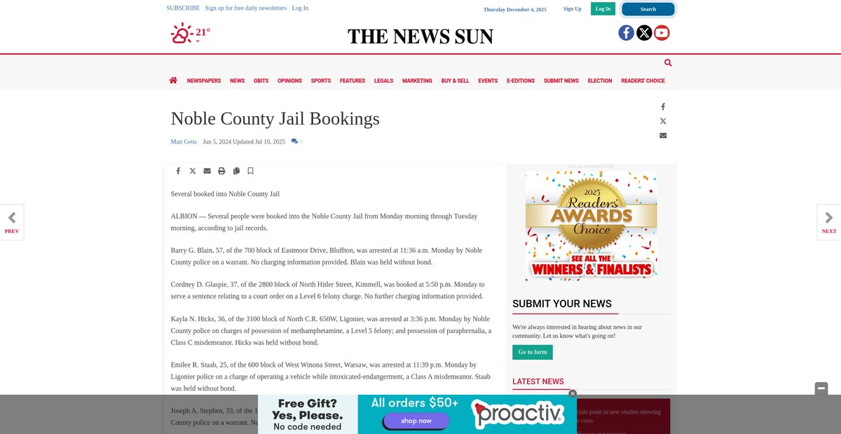 Preview of kpcnews.com