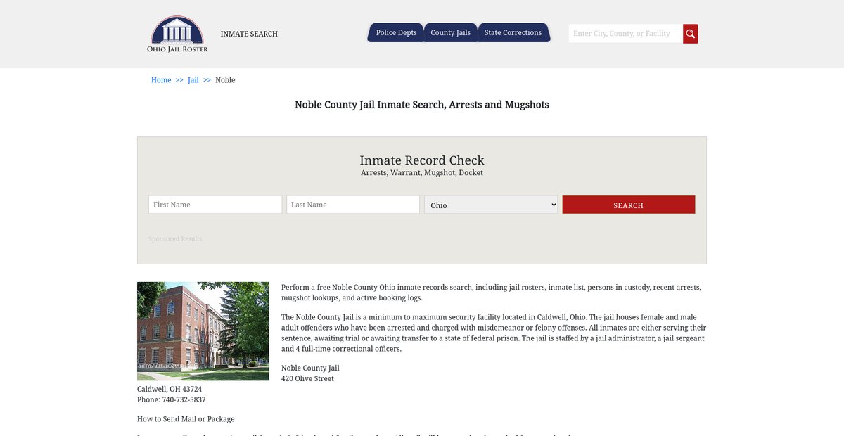 Preview of ohiojailroster.com