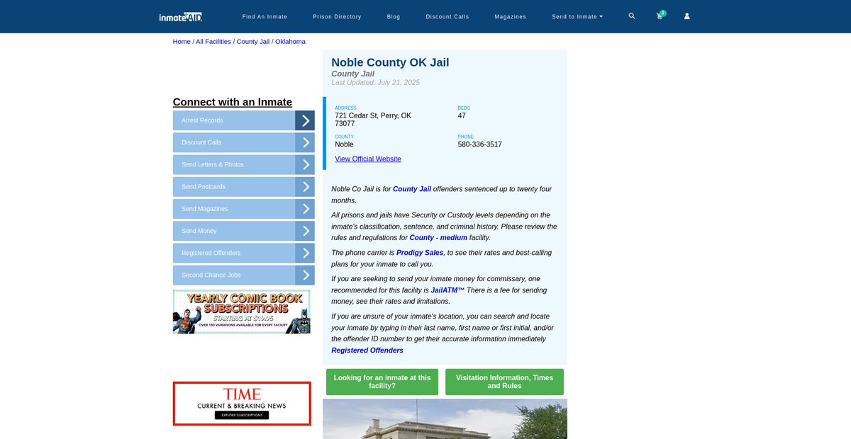 Preview of inmateaid.com