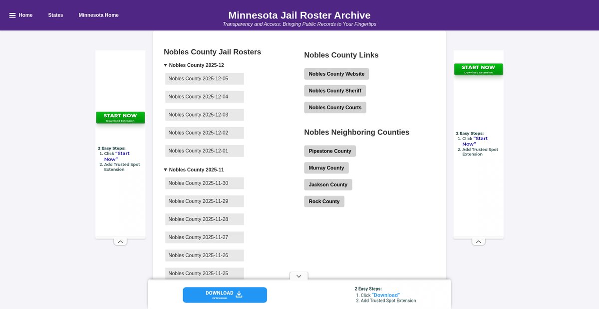 Preview of jailrosters.org