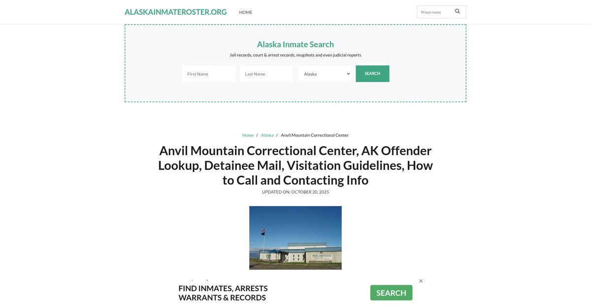 Preview of alaskainmateroster.org