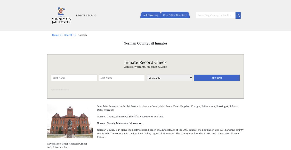 Preview of minnesotajailroster.com