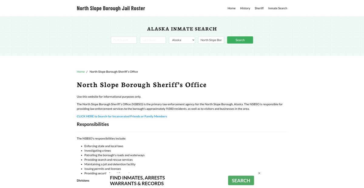 Preview of northslopecountyjail.org