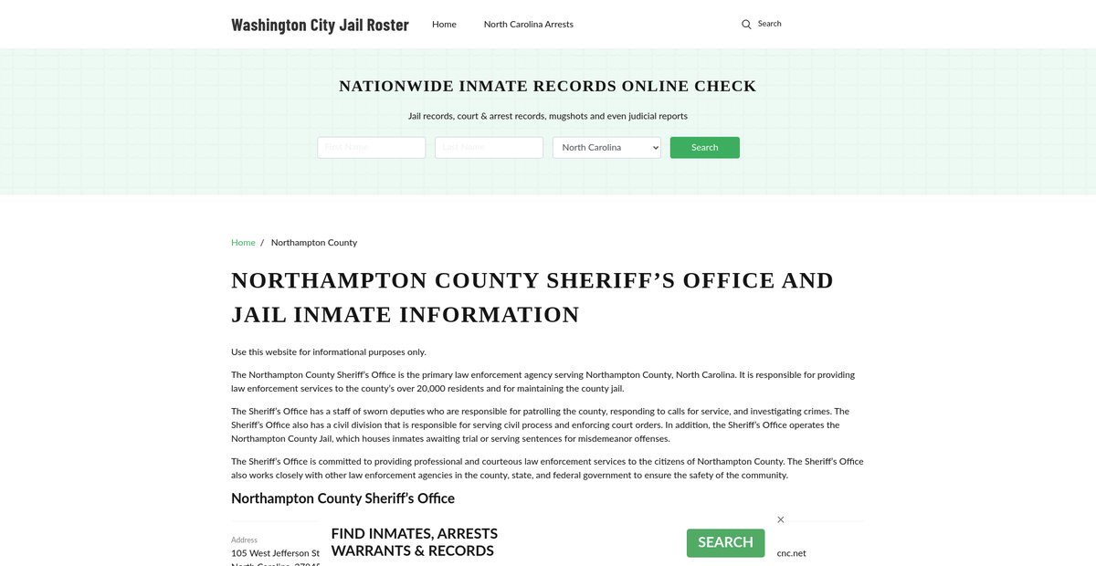 Preview of washington-nc.com