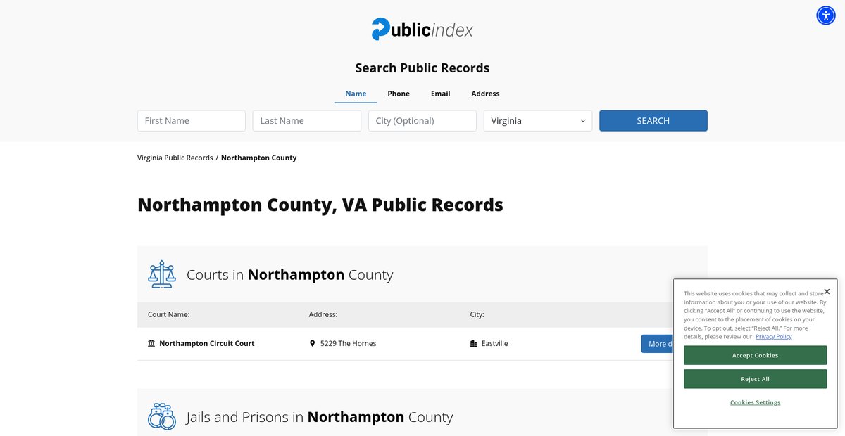 Preview of virginia.thepublicindex.org