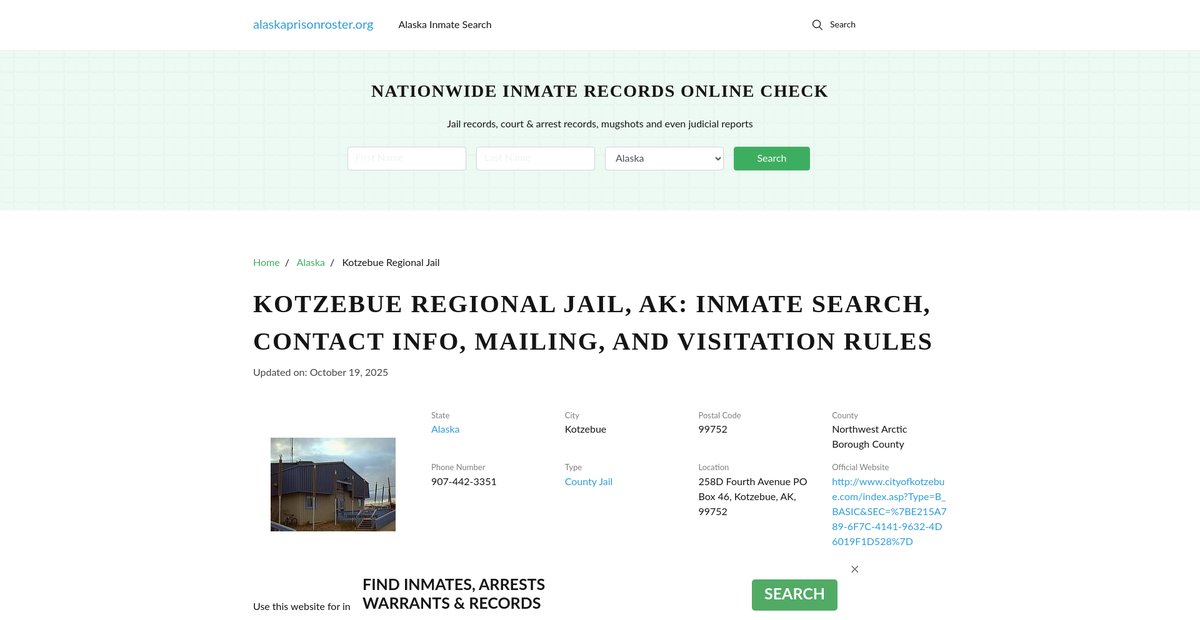 Preview of alaskaprisonroster.org