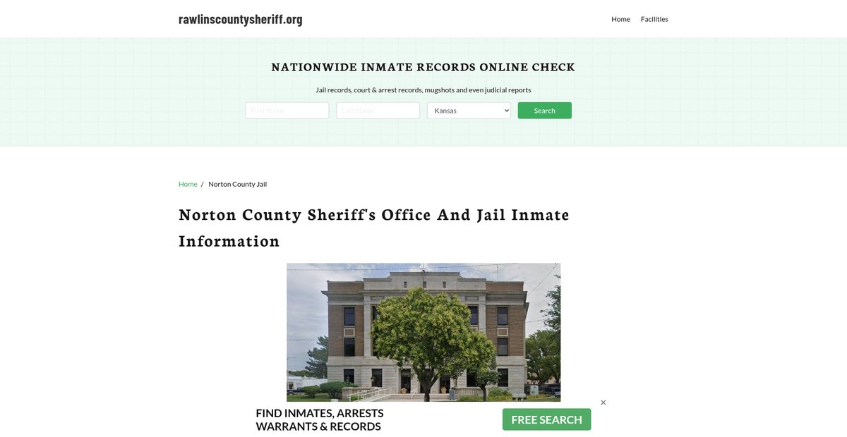 Preview of rawlinscountysheriff.org
