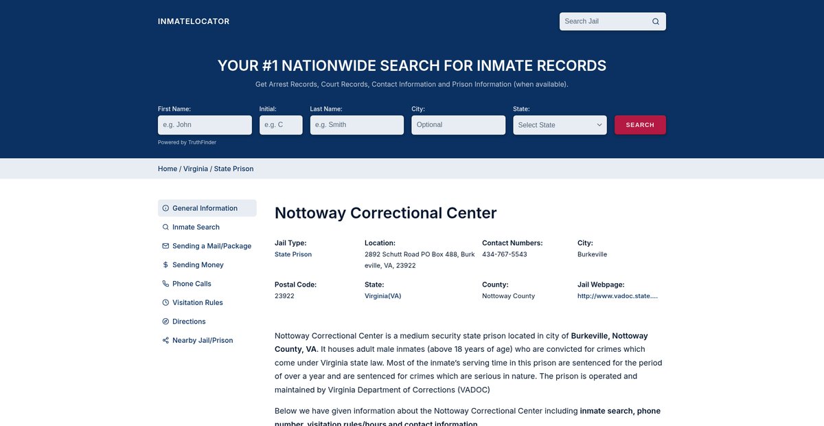 Preview of inmate-locator.org