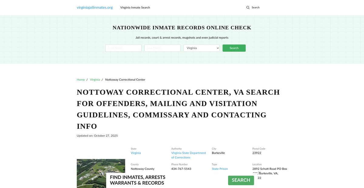 Preview of virginiajailinmates.org