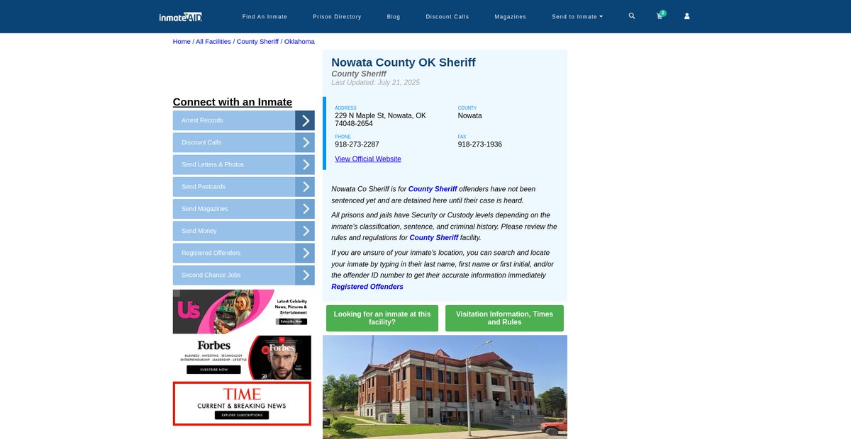 Preview of inmateaid.com