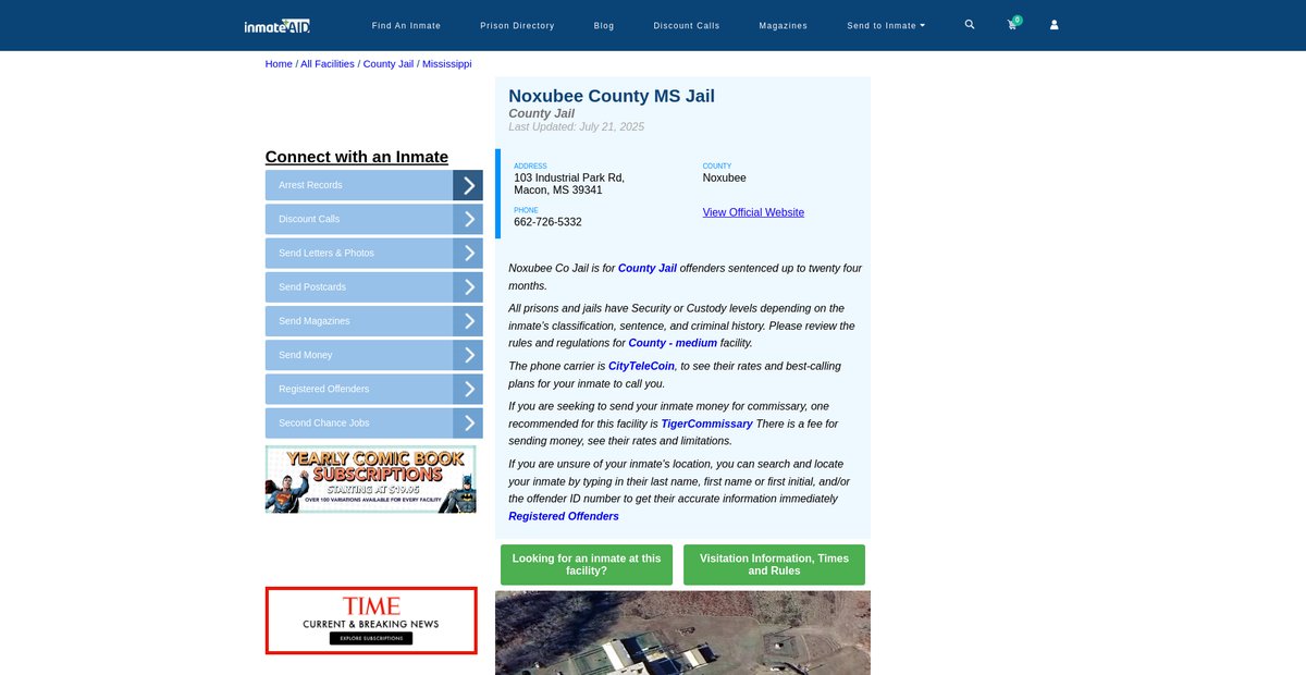Preview of inmateaid.com