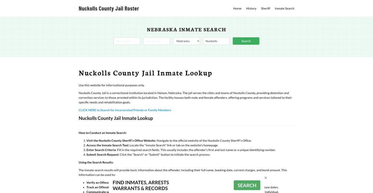 Preview of nuckollscountyjail.org