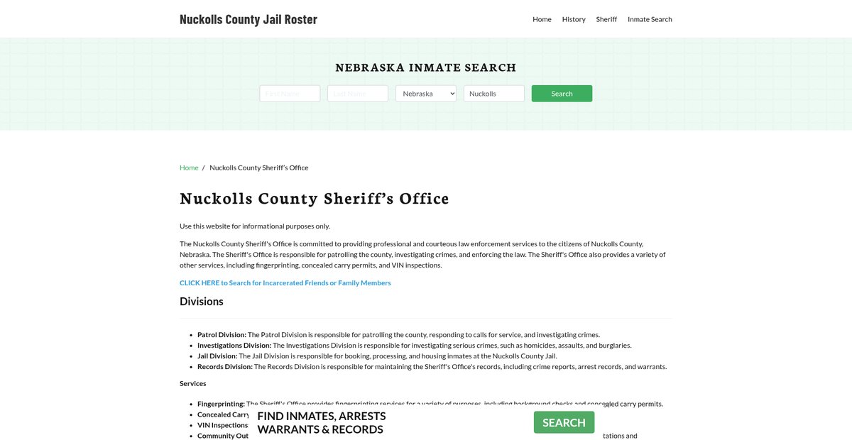 Preview of nuckollscountyjail.org