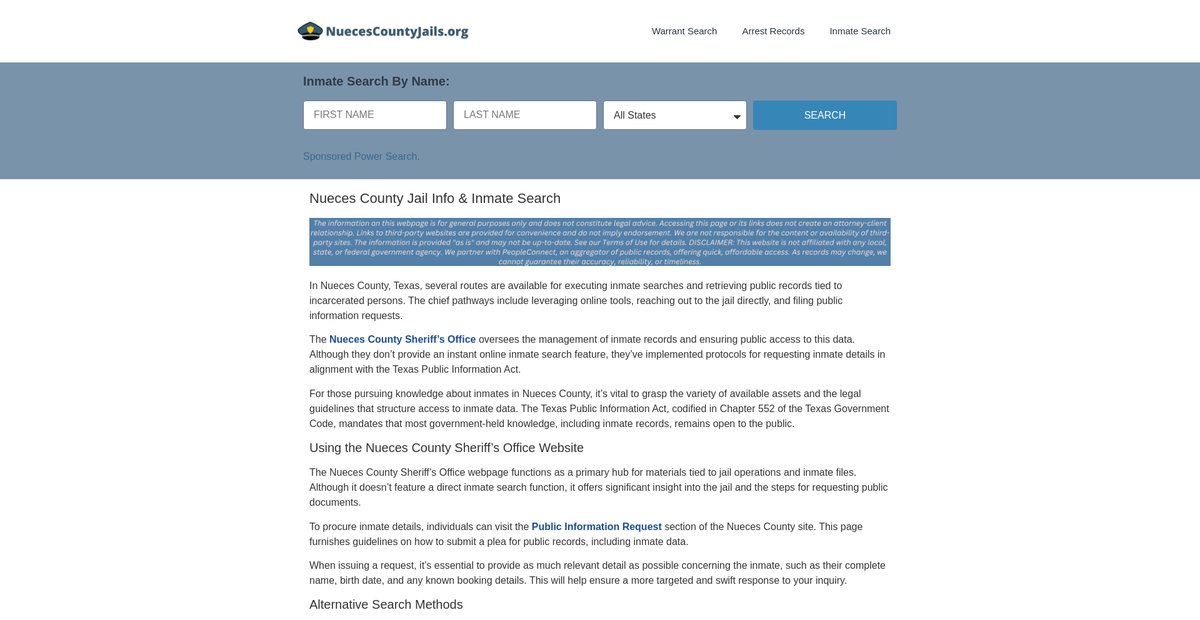 Preview of nuecescountyjails.org